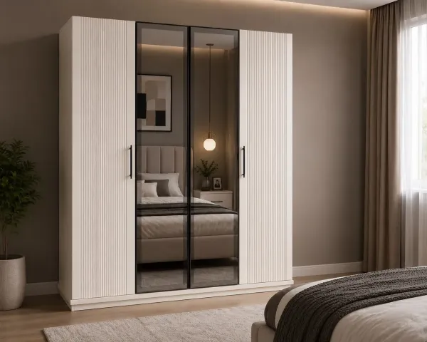 Asil Gardırop – Tam MDF İnegöl Üretimi | 175 × 210 × 60 cm