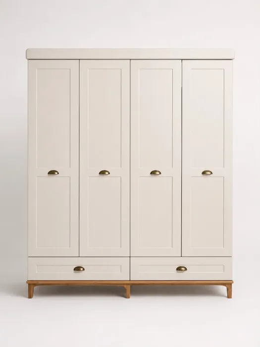 Carmen 4 Kapaklı Gardırop – Tam MDF | 160 × 210 × 50 cm